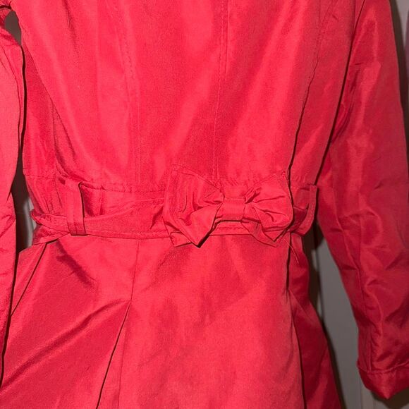 Coquette Dark Red Double Breasted Coat - Picture 4 of 6